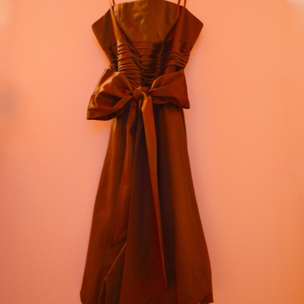 Strapless BCBG MaxAzrai Dress.